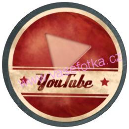 Button - placka Youtube