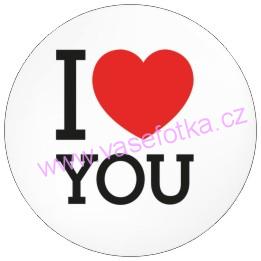 Button - placka I Love You