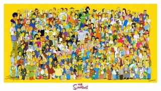 poster č.02106 The Simpsons všichni